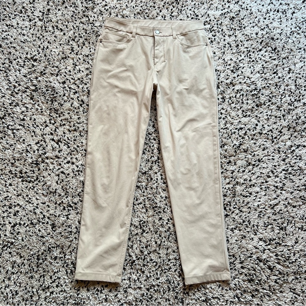 Lululemon Classic ABC 5-Pocket Pants LM5AO1S Light Brown Khaki Men’s Size 30